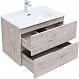 Aquanet Мебель для ванной Алвита New 70 2 ящика подвесная дуб веллингтон белый – картинка-25